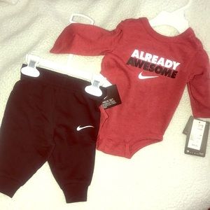 6 mo NWT Nike boys 2 piece set